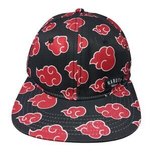 Naruto Shippuden Collection Akatsuki Snapback Cap Multi One Size Adjustable